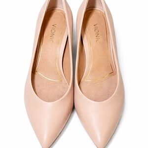 Vionic Blush Pointed-Toe Ballet Flats
